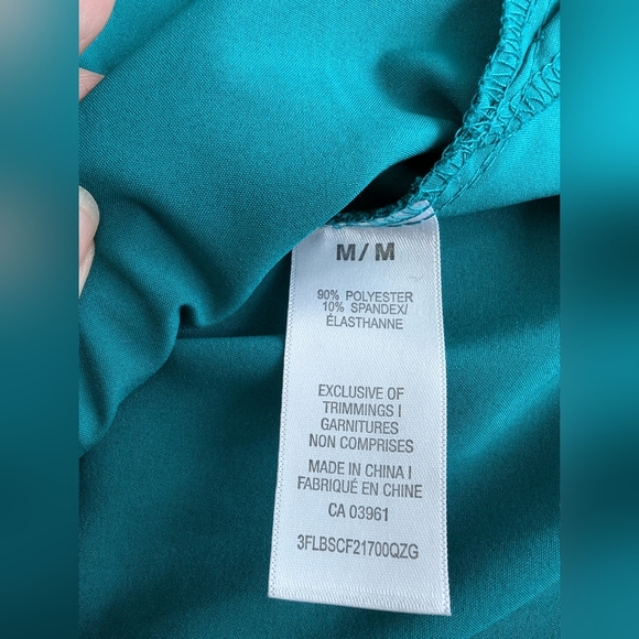 Scrubletics Women's Scrub Top, Size Medium, Green - Picture 7 of 7